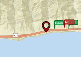 Five Brush Fires Reported Along 101 North of Refugio in Santa Barbara County